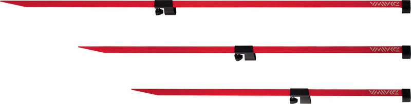 Estaca de Surfcasting Daiwa Vermelha 1,50m (Com Saco de Transporte) - Barracuda Pesca