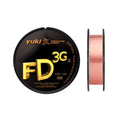 Yuki FD 3G Evolution 300m - Linha monofilamento 3ª geração cor salmão - embalagem e carretel - tecnologia japonesa com memória quase zero - resistência impressionante a nós - ideal para linha principal de carreto - pesca profissional
