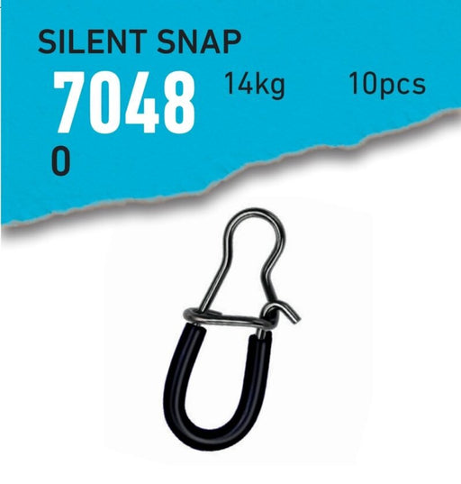 Fecho Vega 7048 Silent Snap Black Nickel (10 un.) - Barracuda Pesca
