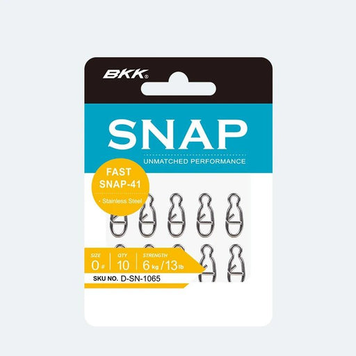 Fechos Rápidos BKK Fast Snap-41 (Stainless Steel / Quick Connection) - Barracuda Pesca