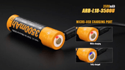 Fenix ARB-L18-3500U - Bateria Recarregável 18650 3500mAh USB - Barracuda Pesca