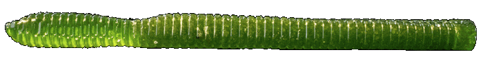 Vinil Fishus Bass Trap Worm 12 cm - 10 Unidades - W - Watermelon No Flake