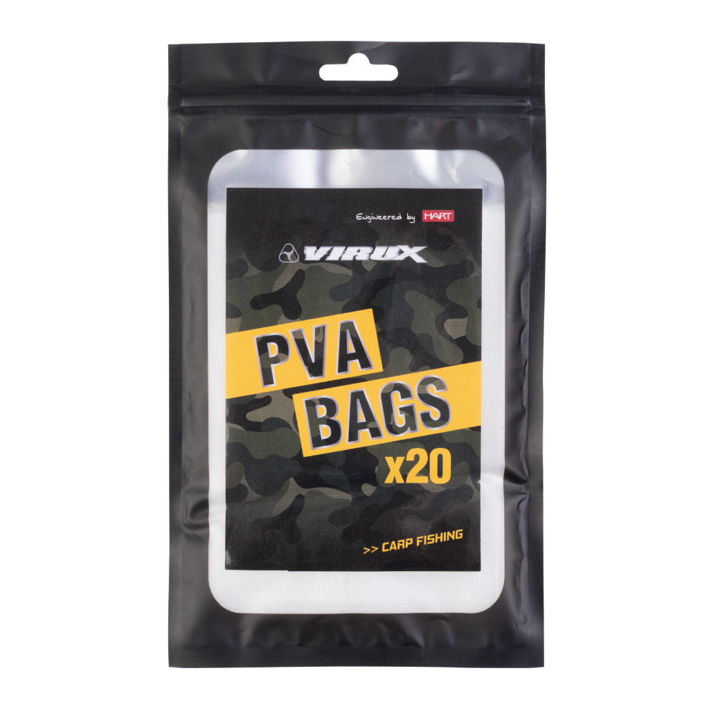 Sacos PVA Virux x20 - Sacos Solúveis para Engodos Carpfishing