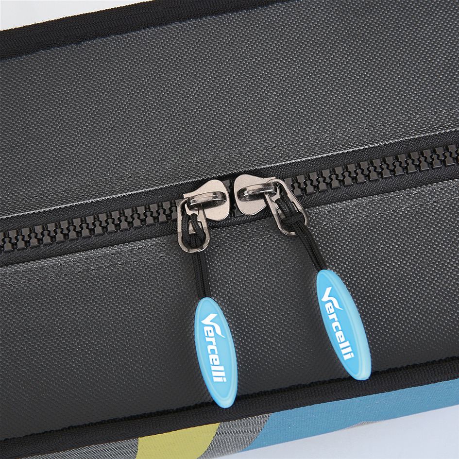 Vercelli Spartana PRO - Saco Rígido para 3 Canas Surfcasting com Bolsa Lateral