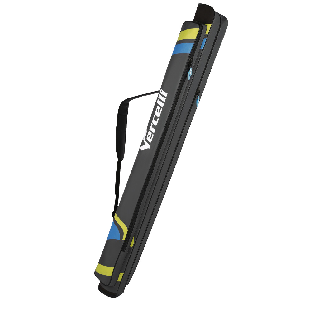 Vercelli Spartana PRO - Saco Rígido para 3 Canas Surfcasting com Bolsa Lateral