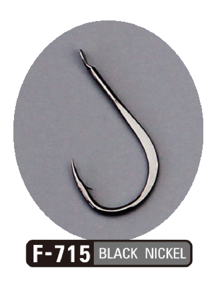 Anzol Sasame Baybay F-715 (Black Nickel / Pata Plana)