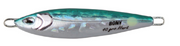 Zagaia Hart Bony 40g - cor castanho/escamas com padrão de escamas gravadas em relevo, olho 3D preto e argolas inox