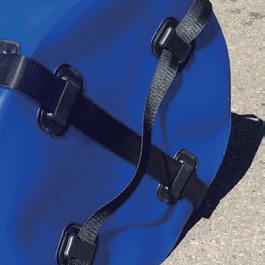 Yuki EVA Foldable Bucket - Sistema de fixação da alça ajustável com clipes reforçados