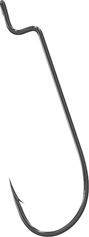 Anzol Yuki BX70 Worm Black Nickel reto. Ideal para iscas macias, jerkbaits e paddle tails. Montagens Texas, Carolina, cheburashka.