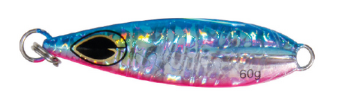 Jig Hart MODELO 60g - cor castanho/dourado holografico com listras iridescentes, olho 3D preto/dourado e argolas inox