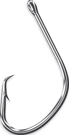Anzol circular BX45 Black Nickel para big game e atum. Design para catch and release com ferrada no canto da boca.