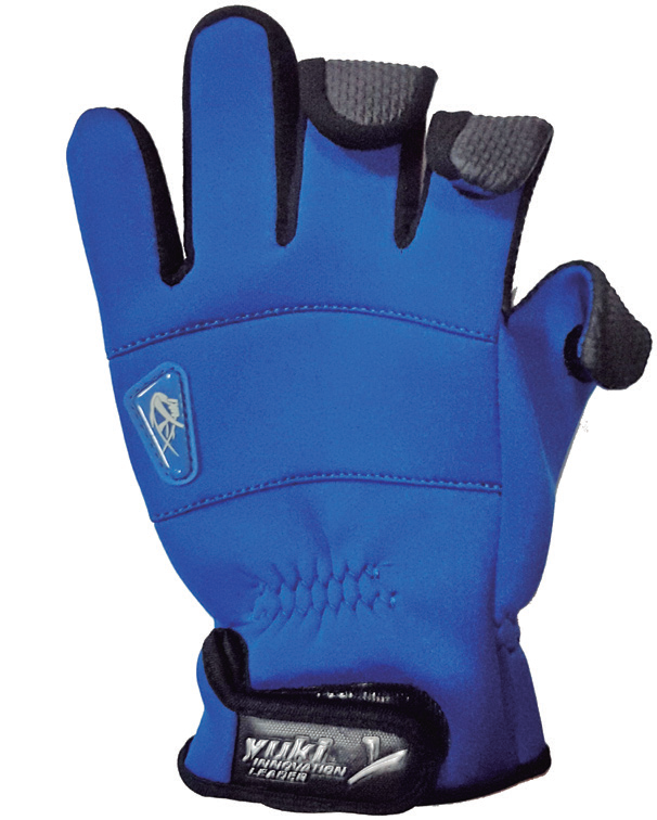 Yuki Neoprene Glove XL - vista das costas da mão com fecho de velcro no pulso