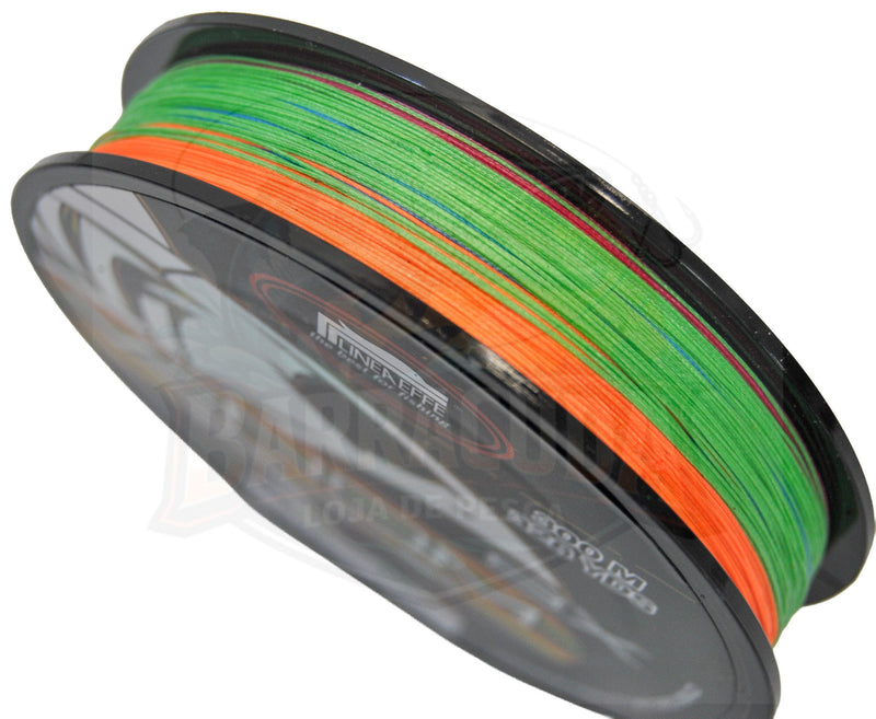 Linha Multifilamento Lineaeffe Venom Weave Multicolor 8X (300m) - Barracuda Pesca