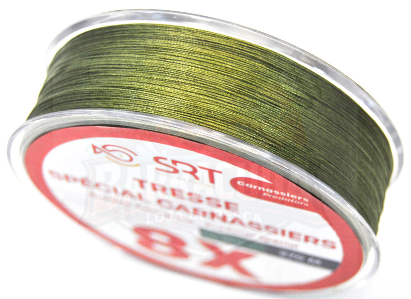 Linha Multifilamento SRT Tresse 8X Moss Green (270m) - Barracuda Pesca
