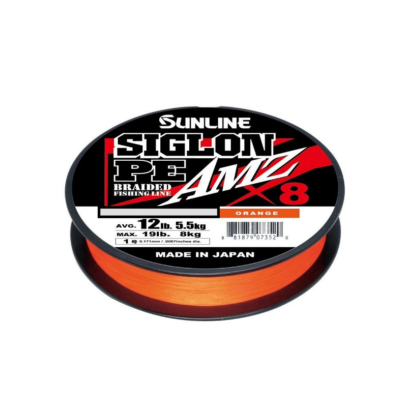 Linha Multifilamento Sunline Siglon PE AMZ x8 Orange 150 m - Barracuda Pesca