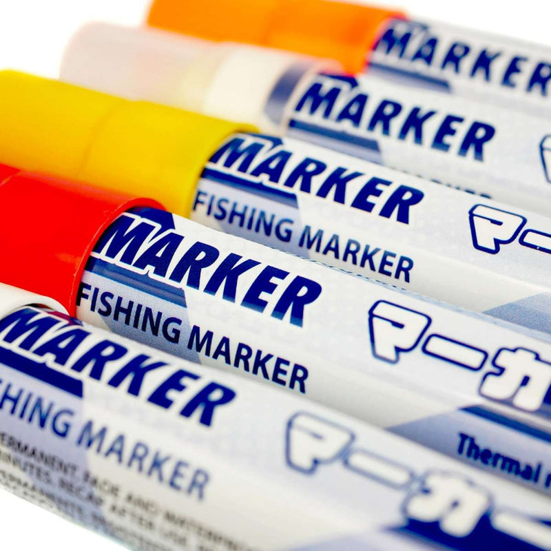 Marcador Permanente P-Line para Linhas de Pesca — Vermelho - Barracuda Pesca