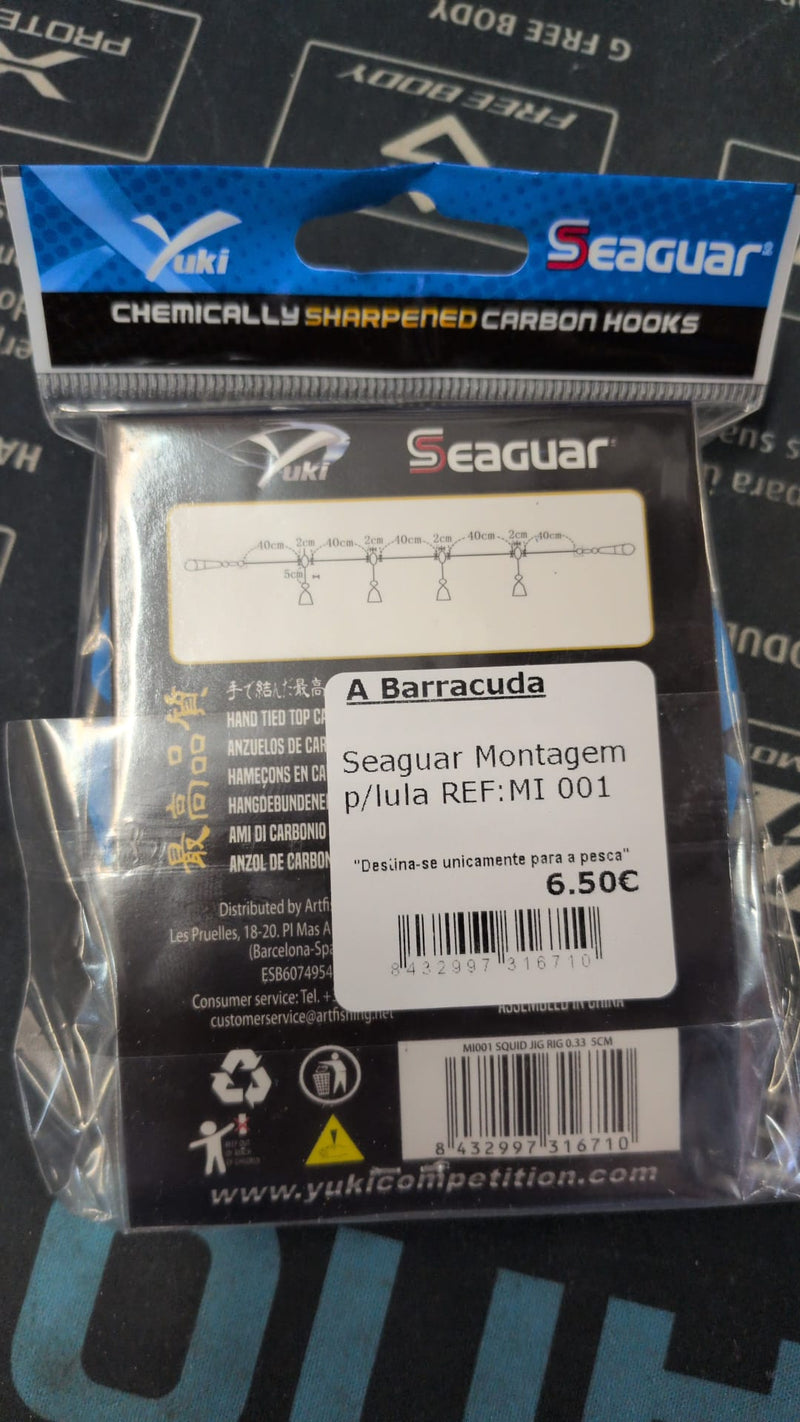 Montagem para Lula Yuki Seaguar MI001 / MI003 2,40 m - Barracuda Pesca
