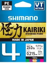 Multifilamento Shimano Kairiki 8X - Barracuda Pesca
