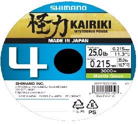 Multifilamento Shimano Kairiki 4X - Barracuda Pesca