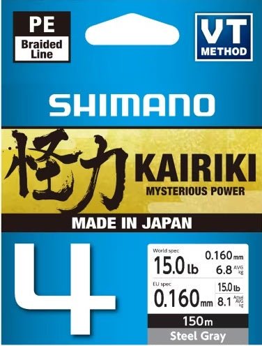 Multifilamento Shimano Kairiki 8X - Barracuda Pesca