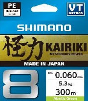 Multifilamento Shimano Kairiki 8+ Premium - Barracuda Pesca