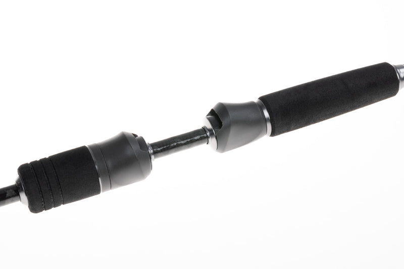Hart Toro Squid FK73 7'3" - Detalhe do cabo ergonómico compacto com porta-carretos skeleton ultra leve
