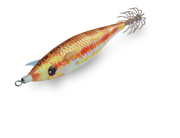 Isca artificial DTD Real Fish Ballistic 3D cor Triglia Salmonete para pesca de lulas eging