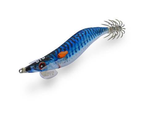 Isca egi DTD Real Fish EGI 2.5 imitação Mackerel cavala listras azuis parasita realista EFTTEX 2015