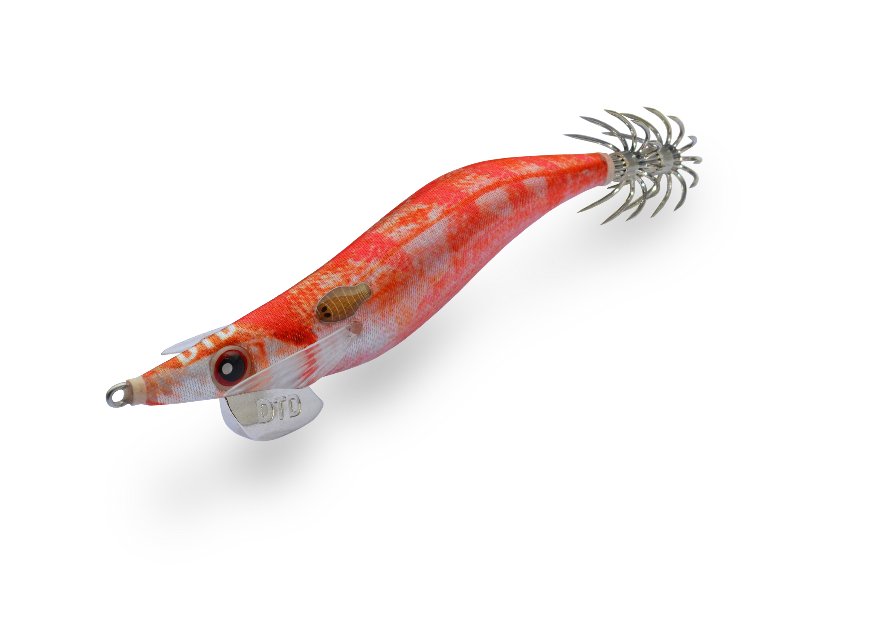 Isca egi DTD Real Fish EGI 2.5 imitação Pagro pargo rosa prateado parasita realista EFTTEX 2015