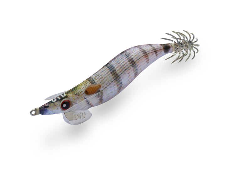 Isca egi DTD Real Fish EGI 2.5 imitação Sargo listras verticais parasita realista EFTTEX 2015
