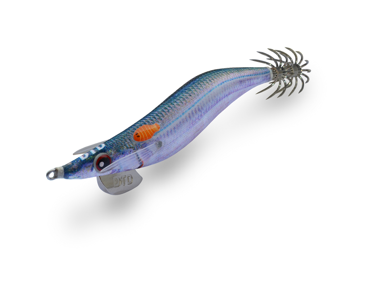 Isca egi DTD Real Fish EGI 2.5 imitação Smelt eperlano prateado parasita realista EFTTEX 2015