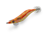 Isca egi DTD Real Fish EGI 2.5 imitação Triglia salmonete vermelho laranja parasita realista EFTTEX 2015