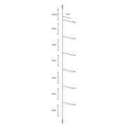 Sabiki Rig - Montagem completa com 6 anzóis vermelhos espaçados 25cm para pesca vertical de pelágicos
