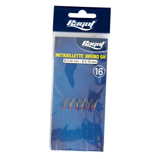 Sabiki Ragot Mitraillette Estrella (Montagem 6 Anzóis - 0.45mm/0.35mm) - Barracuda Pesca
