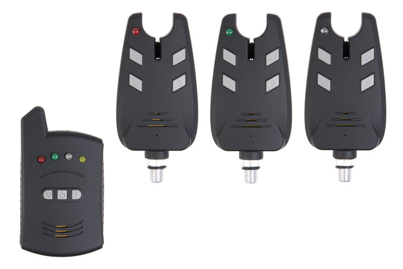Set de Alarmes Baffle - 3 Alarmes + Central Carpfishing - Barracuda Pesca