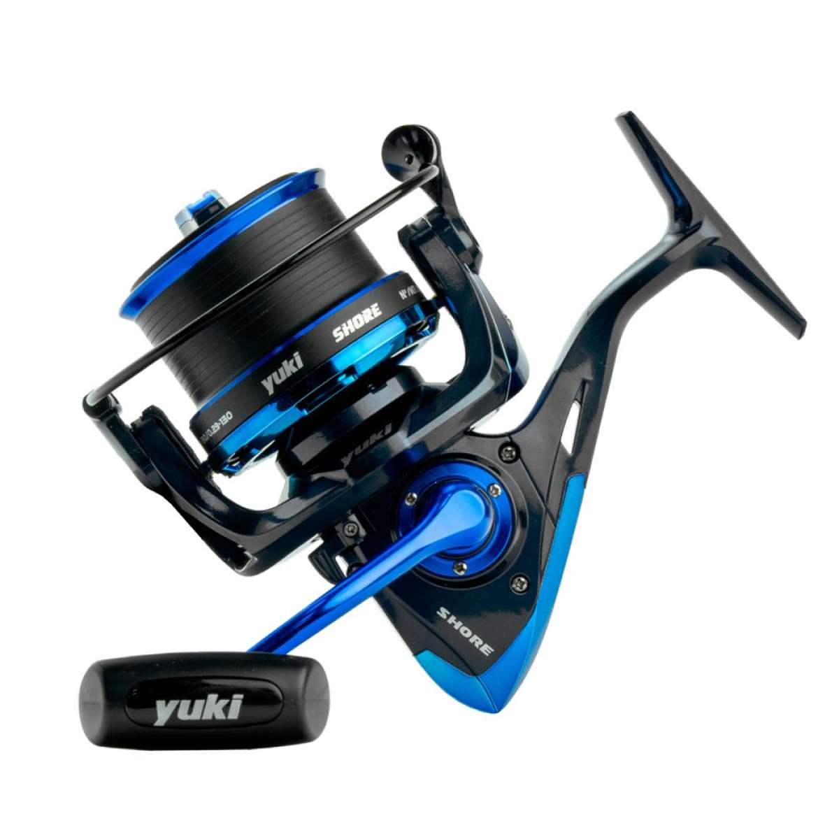 Carreto Yuki Shore 5000 surfcasting 2 bobinas alumínio 6+1 rolamentos travão 15kg
Yuki Shore 5000 pormenor bobinas alumínio anodizado troca rápida surfcasting
Carreto Yuki Shore 5000 445g relação 4.7:1 beach ledgering pesca praia
Yuki Shore 5000 sistema completo 2 bobinas surfcasting qualidade japonesa
