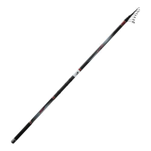 Cana Yuki Smaya Bolo 4.00m em carbono alto módulo. Anilhas LV, porta-carreto Plate, 5 secções, 235g, ação média 10-30g. Ideal para waggler e bolonhesa em costa.
