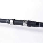 Cana Shimano Sonora AX Surf Tele 4.20m — detalhe porta-carretos Shimano DPS e união de secções