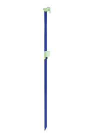Suporte Individual Vercelli Bastone 1.10m - Suporte Alumínio Praia Azul Marinho - Barracuda Pesca