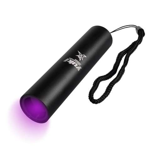  Yuki USB Rechargeable UV Torch - Lanterna UV compacta com luz violeta e cordão de pulso