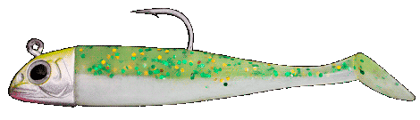 Vinil Fishus Wobly Shadmix Cauda 70 mm - Barracuda Pesca