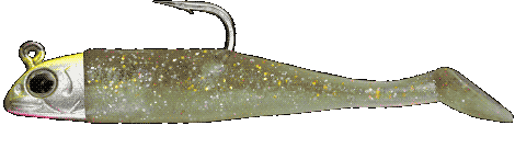 Vinil Fishus Wobly Shadmix Cauda 70 mm - Barracuda Pesca