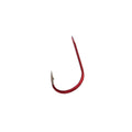 Anzol Yuki VJ08 Red Hook forjado em vermelho. Excelente resistência e durabilidade para pesca de grandes espécies.