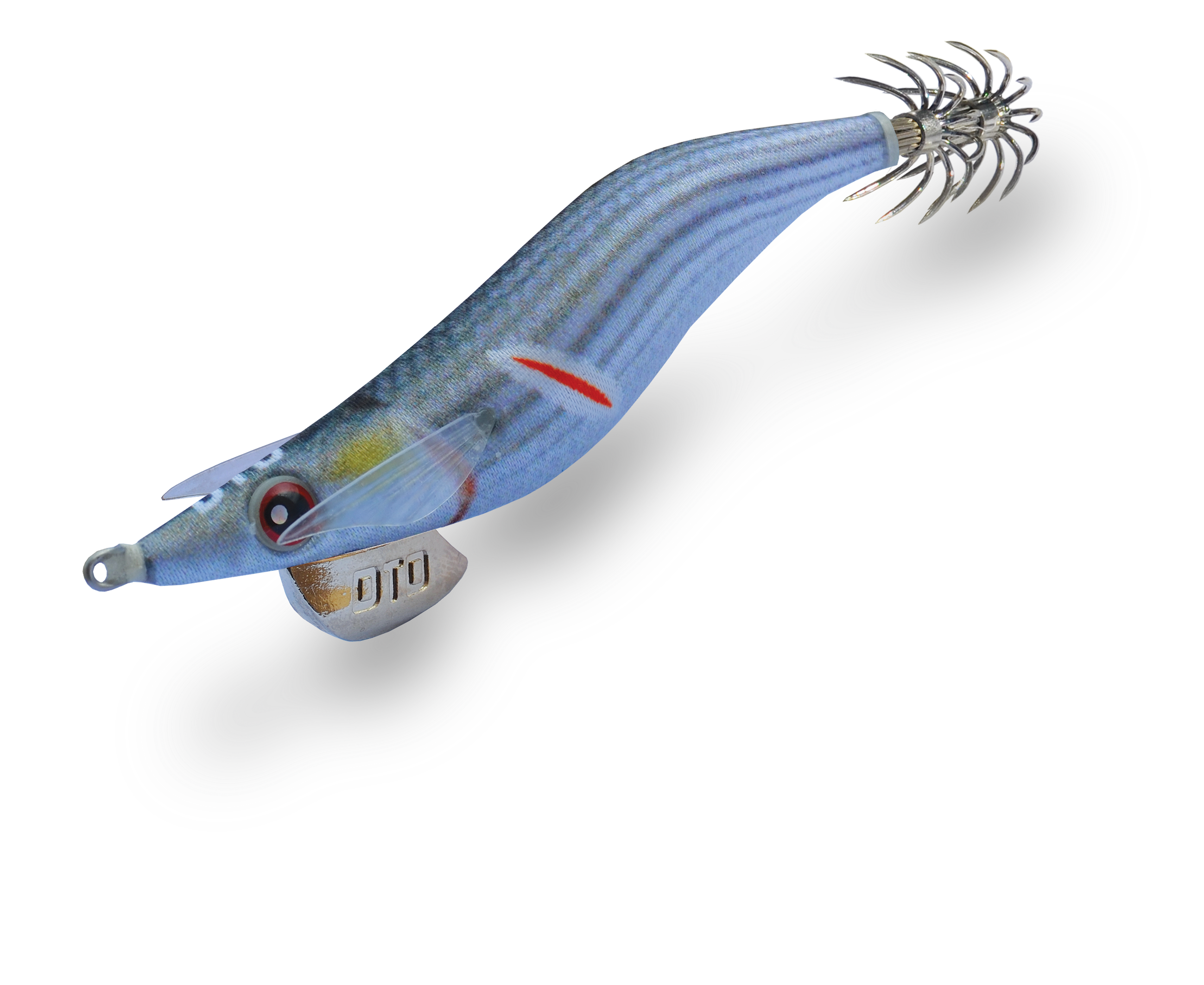 Isca egi DTD Wounded Fish EGI 2.5 imitação Mullet tainha ferida peixe vulnerável EFTTEX 2016