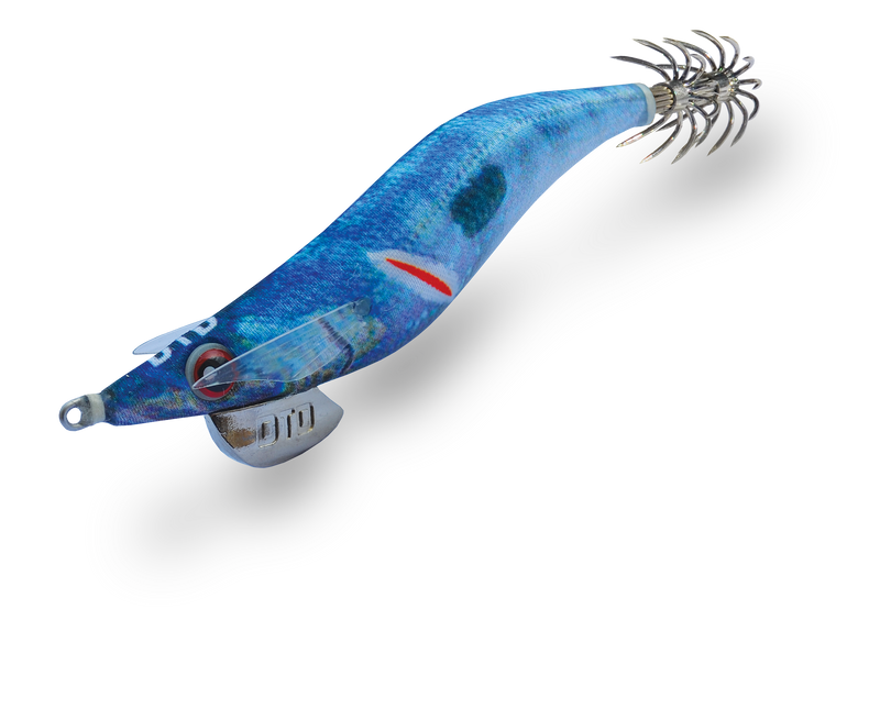 Isca egi DTD Wounded Fish EGI 2.5 imitação Picarel Blue gerle azul ferido EFTTEX 2016