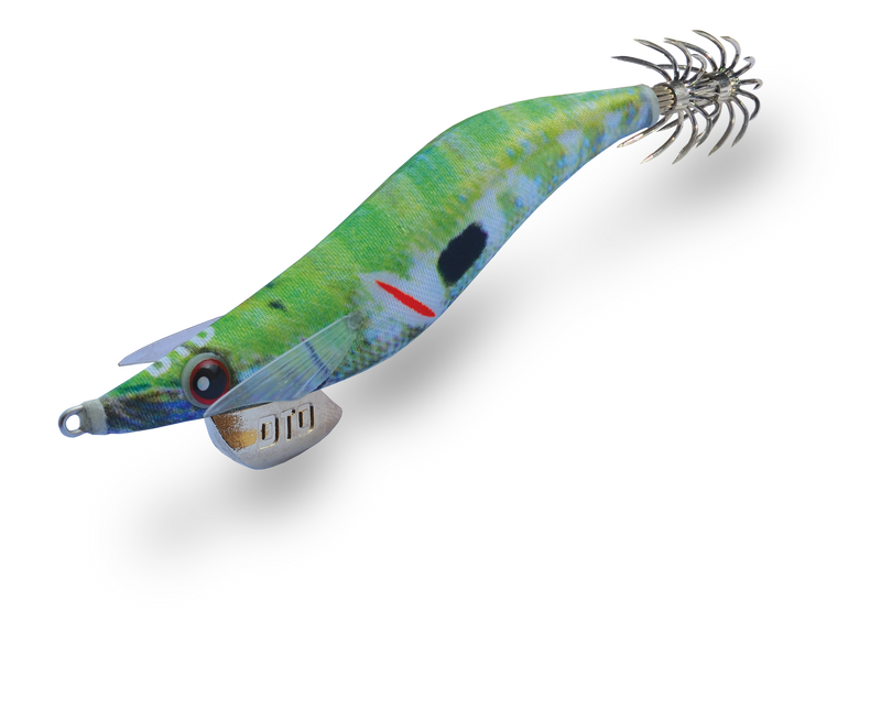 Isca egi DTD Wounded Fish EGI 2.5 imitação Picarel Green gerle verde ferido EFTTEX 2016