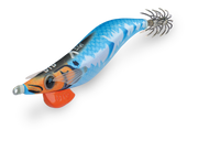 Isca egi DTD X EGI 3.0 cor Blue azul padrão lateral branco UV reativo barbatanas silicone