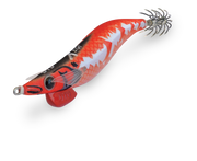 Isca egi DTD X EGI 3.0 cor Red vermelho padrão lateral branco UV reativo barbatanas silicone