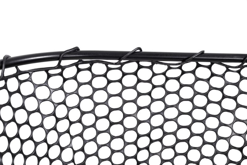 Xalavar Hart Rubber Stick - Compacto Preto com Malha de Borracha Anti-Enredos - Barracuda Pesca