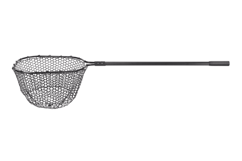 Xalavar Hart Rubber Stick - Compacto Preto com Malha de Borracha Anti-Enredos - Barracuda Pesca